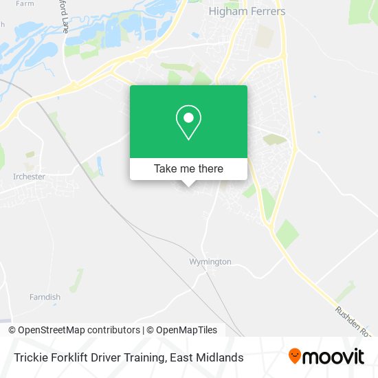 Trickie Forklift Driver Training map