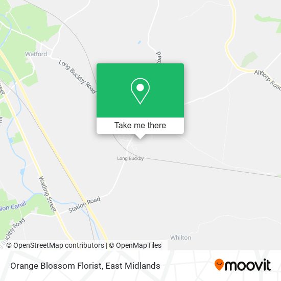Orange Blossom Florist map