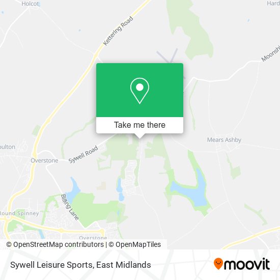 Sywell Leisure Sports map