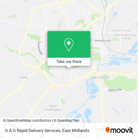 G A G Rapid Delivery Services map