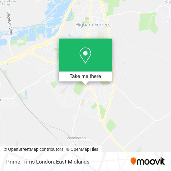 Prime Trims London map