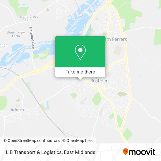 L B Transport & Logistics map