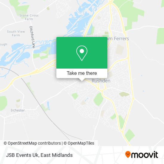 JSB Events Uk map
