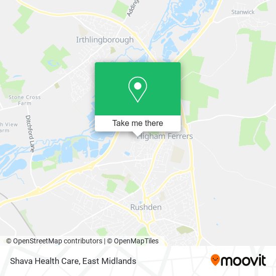 Shava Health Care map