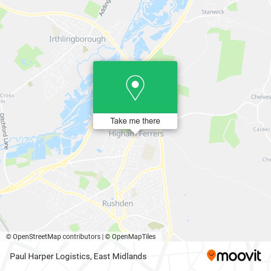 Paul Harper Logistics map