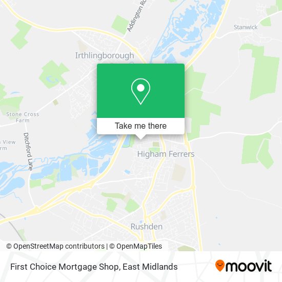 First Choice Mortgage Shop map