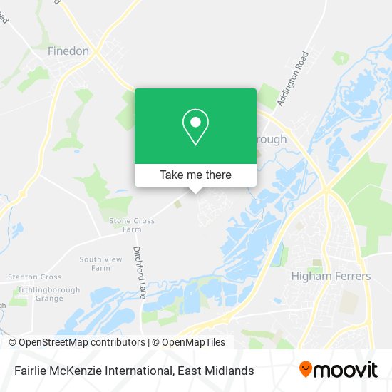 Fairlie McKenzie International map