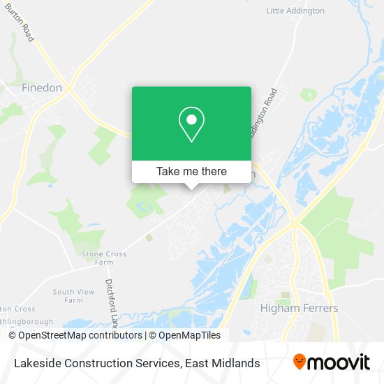Lakeside Construction Services map