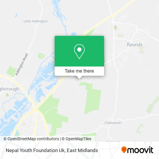 Nepal Youth Foundation Uk map