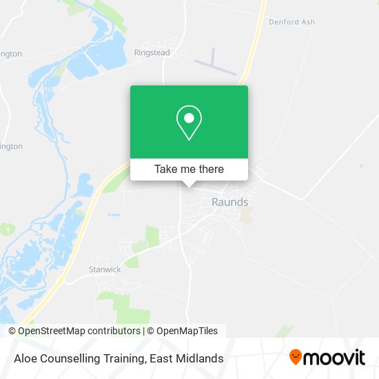 Aloe Counselling Training map