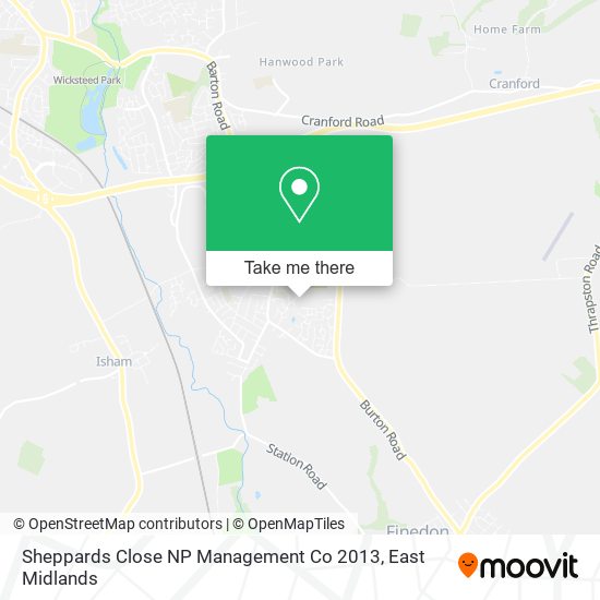 Sheppards Close NP Management Co 2013 map
