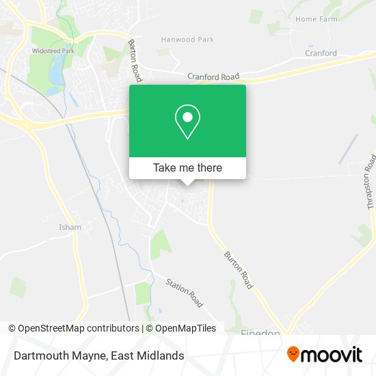 Dartmouth Mayne map
