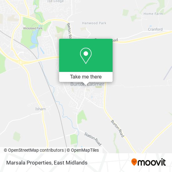 Marsala Properties map