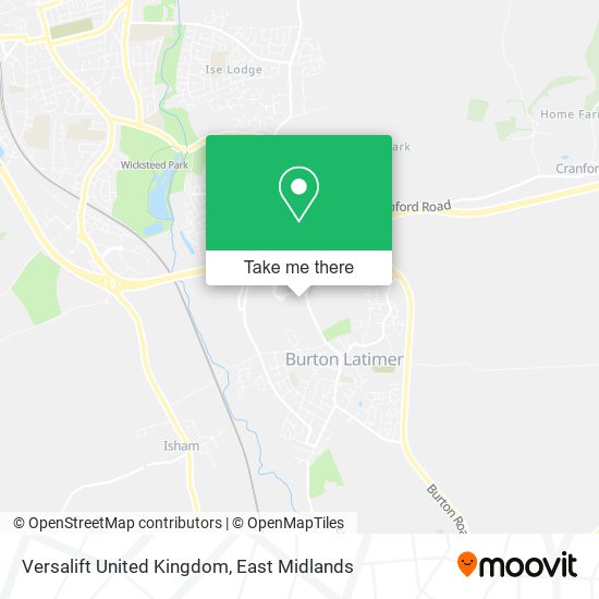 Versalift United Kingdom map