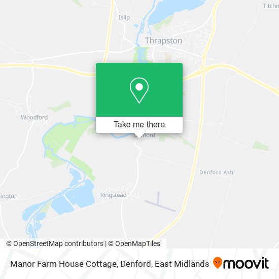 Manor Farm House Cottage, Denford map