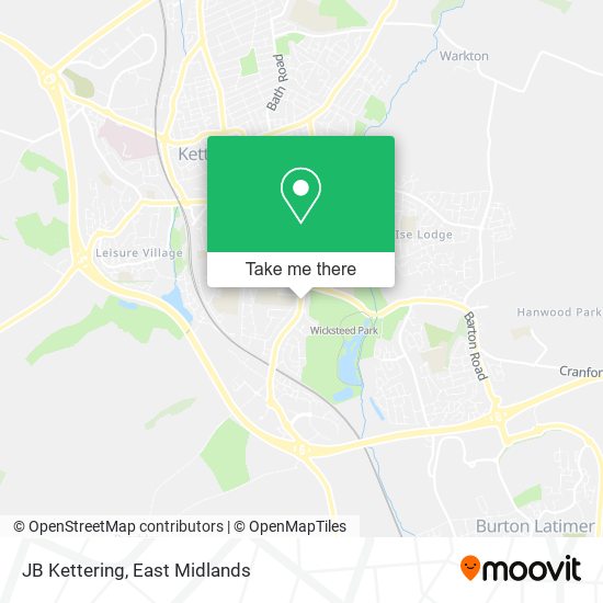 JB Kettering map