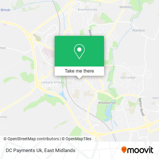 DC Payments Uk map