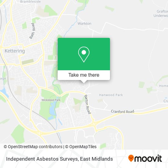 Independent Asbestos Surveys map