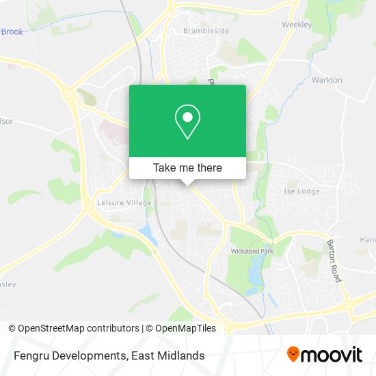 Fengru Developments map