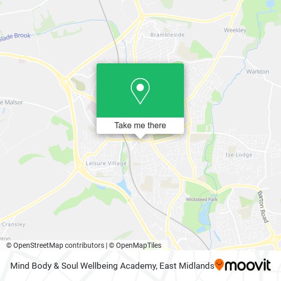 Mind Body & Soul Wellbeing Academy map