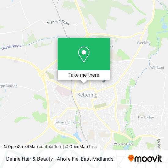 Define Hair & Beauty - Ahofe Fie map