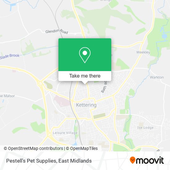 Pestell's Pet Supplies map