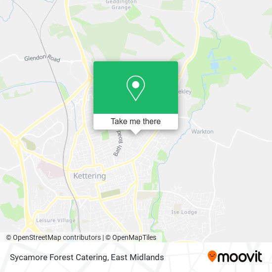 Sycamore Forest Catering map