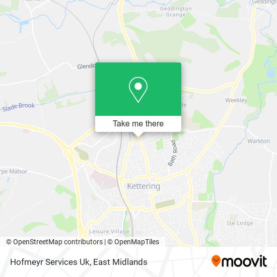 Hofmeyr Services Uk map