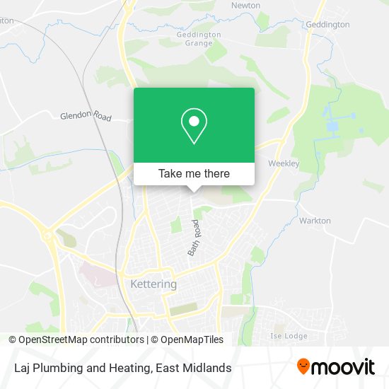 Laj Plumbing and Heating map