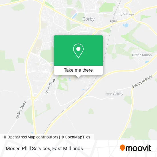 Moses Phill Services map