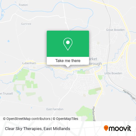 Clear Sky Therapies map