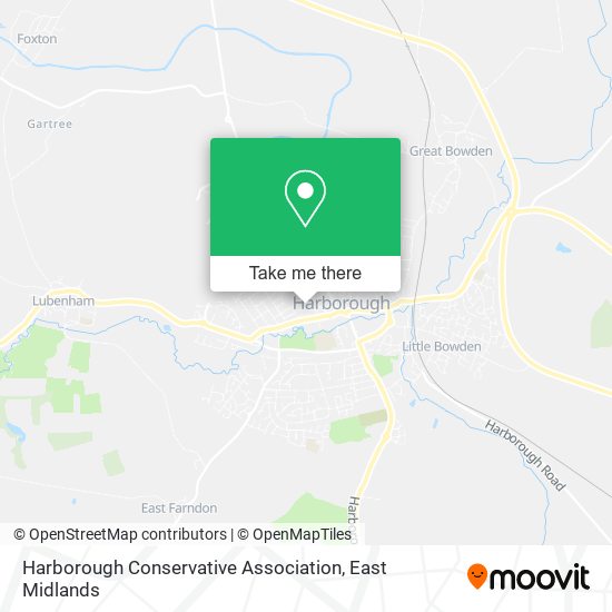 Harborough Conservative Association map
