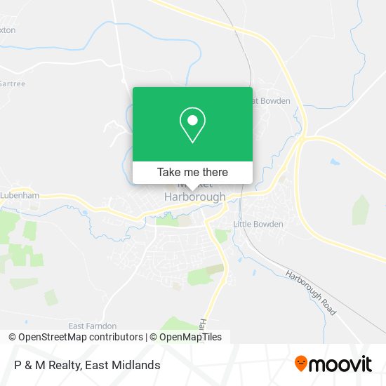 P & M Realty map
