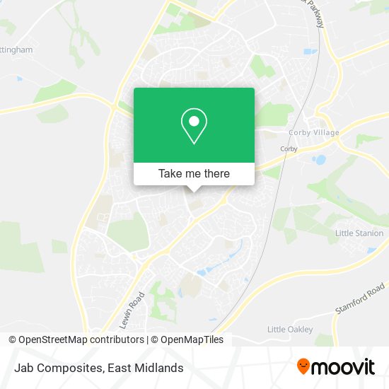 Jab Composites map