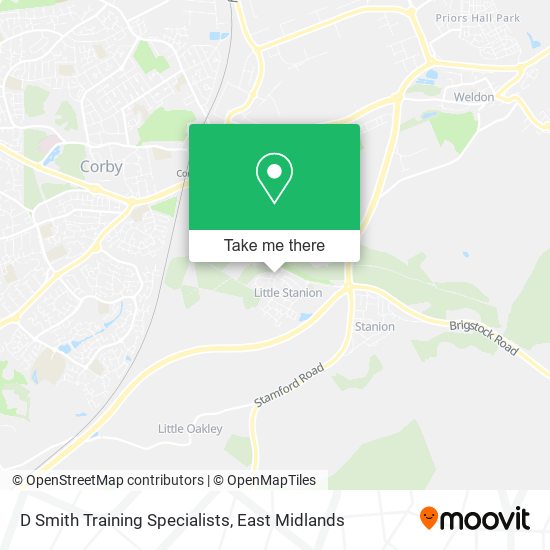 D Smith Training Specialists map