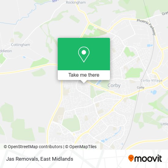 Jas Removals map