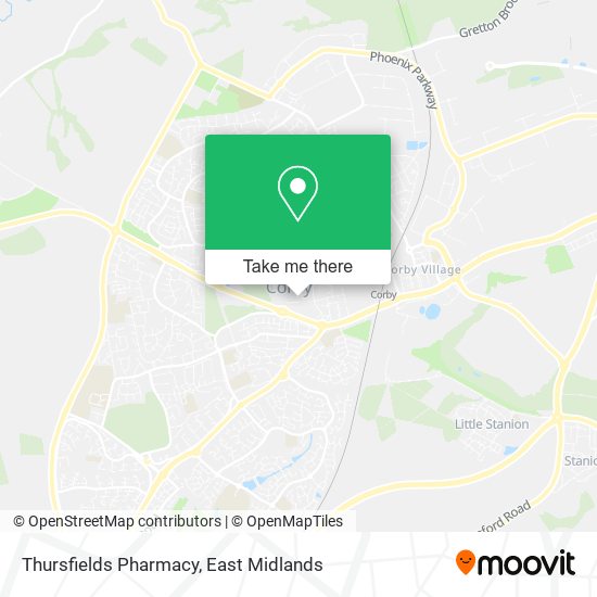 Thursfields Pharmacy map