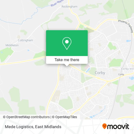 Mede Logistics map