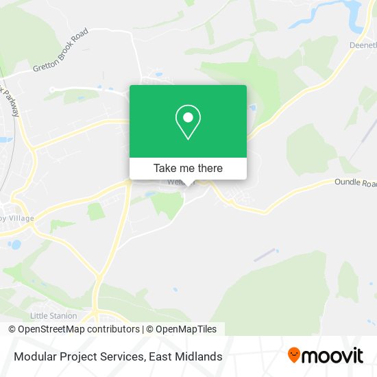 Modular Project Services map