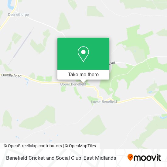 Benefield Cricket and Social Club map