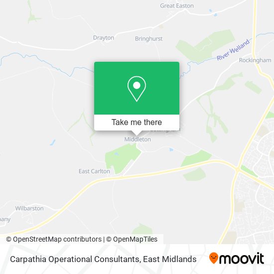 Carpathia Operational Consultants map