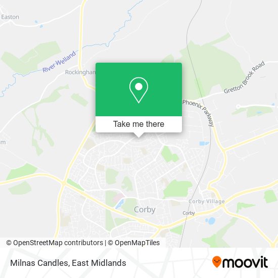 Milnas Candles map