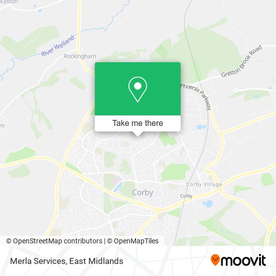 Merla Services map