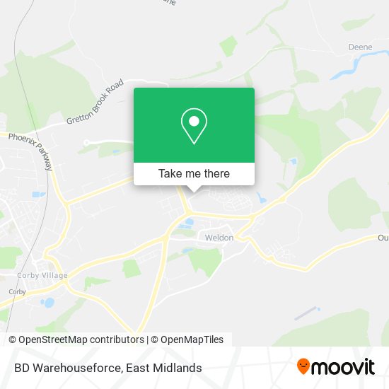 BD Warehouseforce map