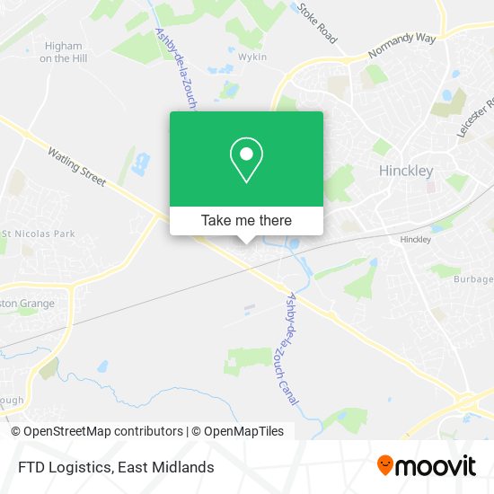 FTD Logistics map