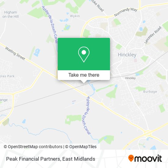 Peak Financial Partners map