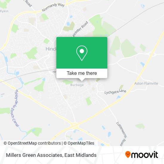 Millers Green Associates map