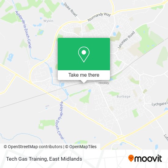 Tech Gas Training map