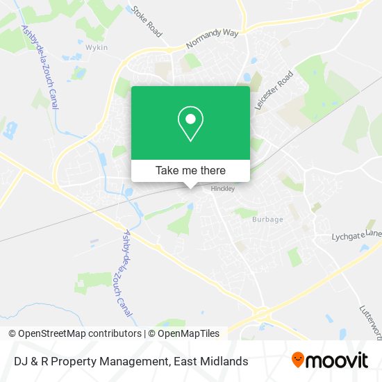 DJ & R Property Management map