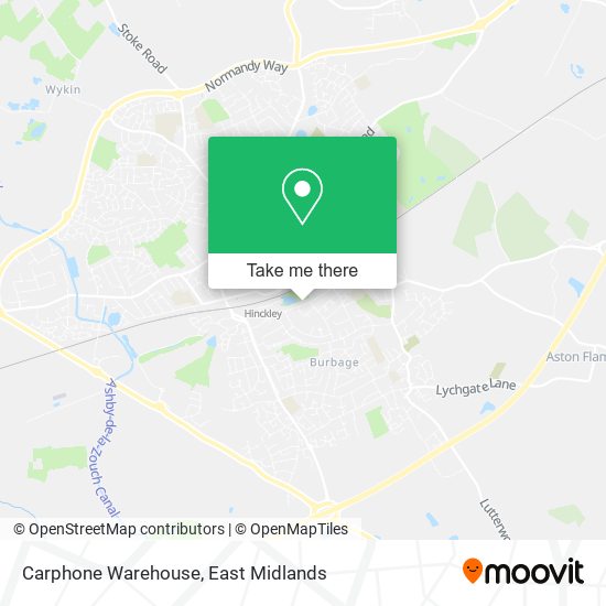 Carphone Warehouse map